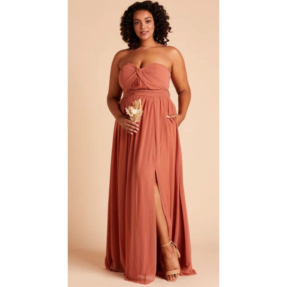 Birdy Grey Dress Womens Size‎ Medium Terracotta Grace Convertible Maxi Dress NWT